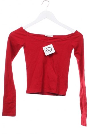 Damen Shirt Stradivarius, Größe XS, Farbe Rot, Preis € 12,99