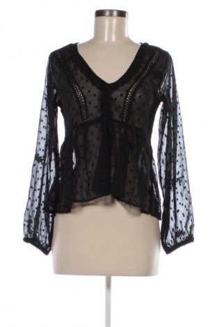 Дамска блуза Stradivarius, Размер S, Цвят Черен, Цена 4,99 лв.