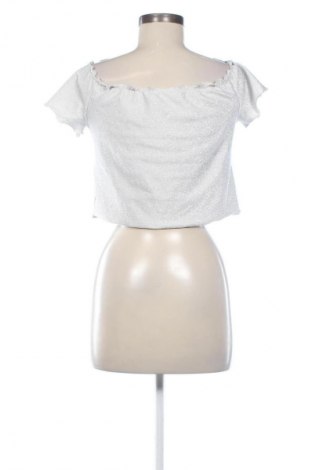 Bluzka damska Terranova, Rozmiar XL, Kolor Srebrzysty, Cena 43,68 zł