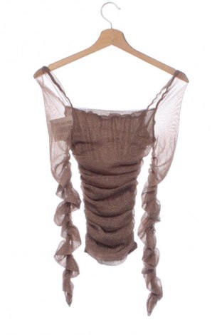 Дамска блуза Unbranded, Размер XS, Цвят Кафяв, Цена 19,99 лв.