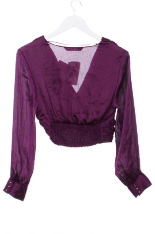 Дамска блуза Zara, Размер XS, Цвят Лилав, Цена 18,99 лв.