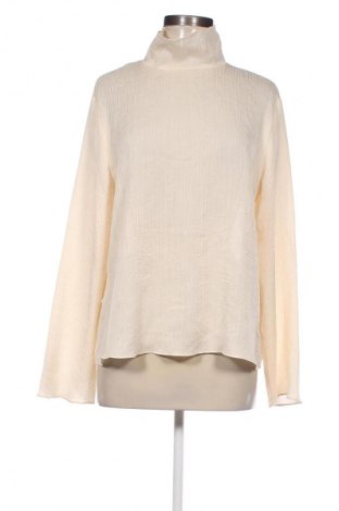 Дамска блуза Zara, Размер L, Цвят Бежов, Цена 17,99 лв.