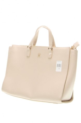 Дамска чанта Tommy Hilfiger, Цвят Екрю, Цена 159,99 лв.