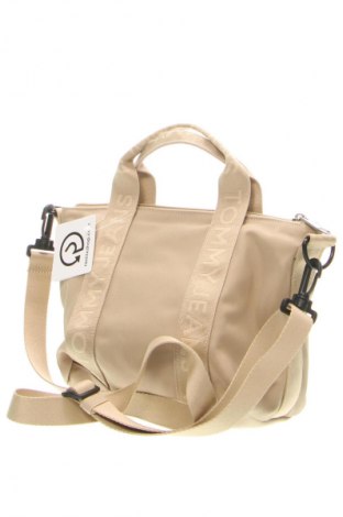 Дамска чанта Tommy Jeans, Цвят Бежов, Цена 78,99 лв.