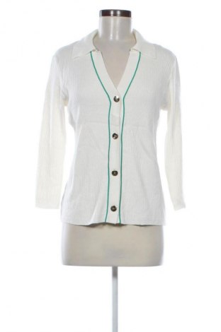 Damski kardigan Cable & Gauge, Rozmiar L, Kolor Biały, Cena 64,99 zł