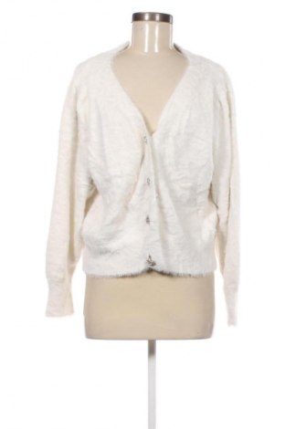 Damen Strickjacke F&F, Größe L, Farbe Weiß, Preis 13,99 €