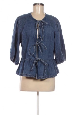 Дамска жилетка F&F, Размер L, Цвят Син, Цена 29,33 лв.