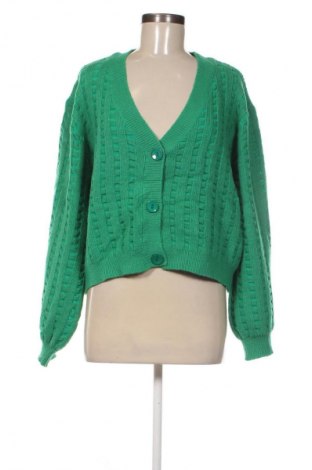 Damen Strickjacke INFLUENCER, Größe L, Farbe Grün, Preis 21,99 €