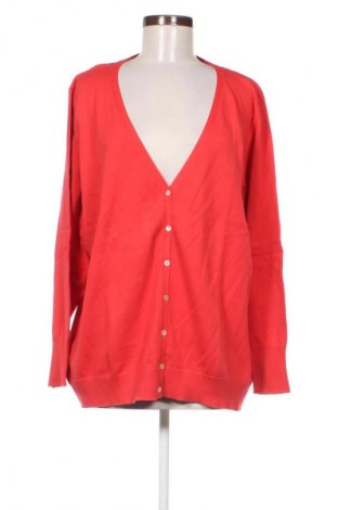 Дамска жилетка Linea Tesini, Размер XXL, Цвят Червен, Цена 45,68 лв.