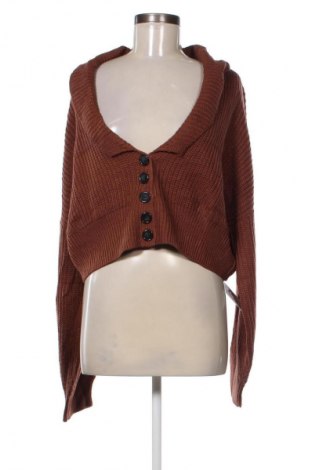 Dámsky kardigán SHEIN, Veľkosť XXL, Farba Hnedá, Cena  13,95 €