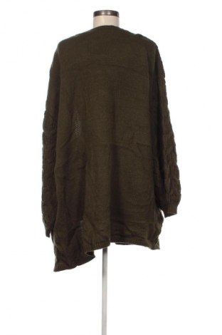 Damen Strickjacke Ulla Popken, Größe XXL, Farbe Grün, Preis 23,99 €