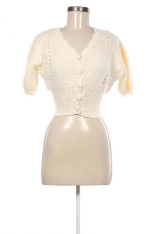 Γυναικεία ζακέτα Unbranded, Μέγεθος XXS, Χρώμα Εκρού, Τιμή 12,99 €