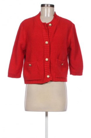 Дамска жилетка Zara, Размер L, Цвят Червен, Цена 58,99 лв.