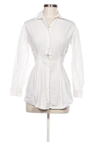 Cămașă de femei Bershka, Mărime XS, Culoare Alb, Preț 65,79 Lei