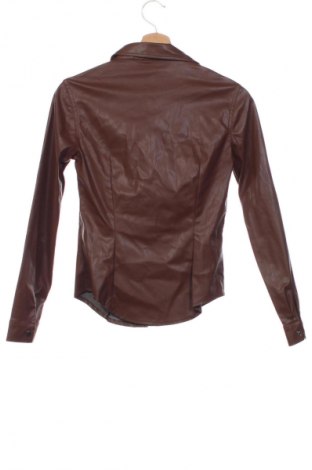 Damska koszula Bershka, Rozmiar XS, Kolor Brązowy, Cena 57,47 zł
