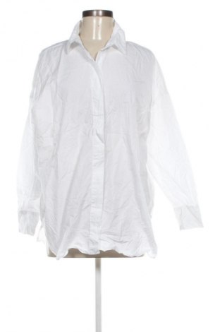 Дамска риза Bershka, Размер L, Цвят Бял, Цена 16,99 лв.