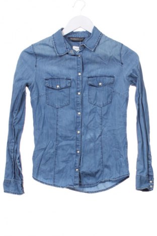 Cămașă de femei Bershka, Mărime XS, Culoare Albastru, Preț 65,79 Lei