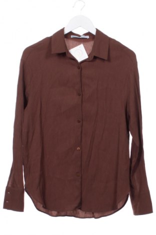 Dámská košile  Bershka, Velikost XS, Barva Hnědá, Cena  199,00 Kč