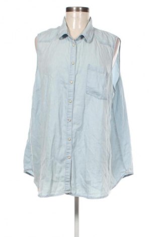 Дамска риза Denim&Co., Размер XL, Цвят Син, Цена 24,80 лв.