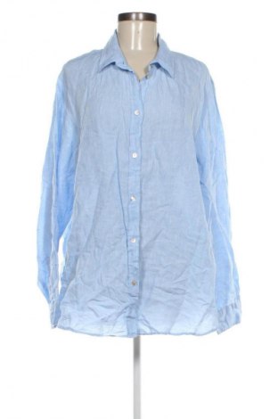 Γυναικείο πουκάμισο H&M, Μέγεθος XXL, Χρώμα Μπλέ, Τιμή 16,99 €