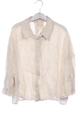 Γυναικείο πουκάμισο H&M, Μέγεθος XS, Χρώμα  Μπέζ, Τιμή 13,00 €