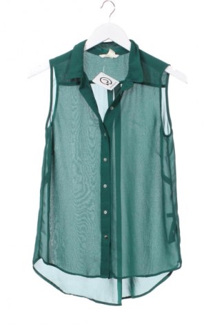 Γυναικείο πουκάμισο H&M, Μέγεθος XS, Χρώμα Πράσινο, Τιμή 12,83 €