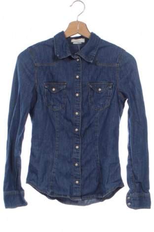 Дамска риза H&M, Размер XS, Цвят Син, Цена 25,99 лв.