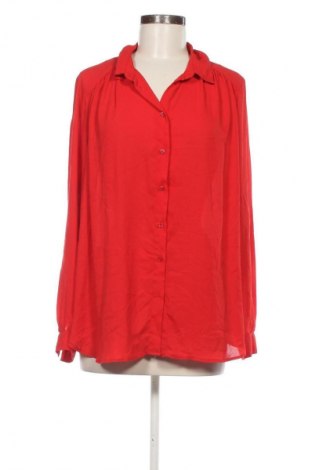 Дамска риза H&M, Размер L, Цвят Червен, Цена 18,99 лв.