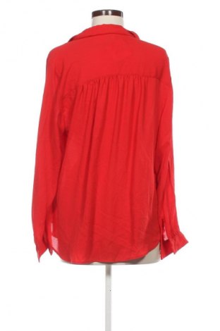 Дамска риза H&M, Размер L, Цвят Червен, Цена 18,99 лв.