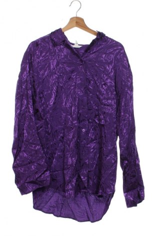 Дамска риза H&M, Размер XS, Цвят Лилав, Цена 25,00 лв.