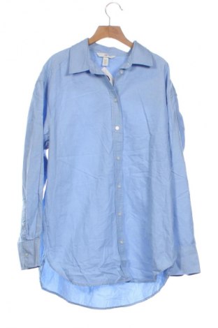 Γυναικείο πουκάμισο H&M, Μέγεθος XS, Χρώμα Μπλέ, Τιμή 9,99 €