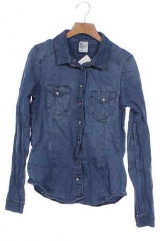 Дамска риза H&M, Размер XS, Цвят Син, Цена 13,99 лв.