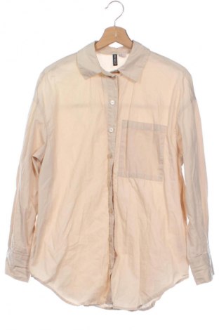 Γυναικείο πουκάμισο H&M Divided, Μέγεθος XS, Χρώμα  Μπέζ, Τιμή 12,79 €