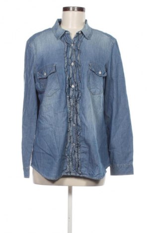 Γυναικείο πουκάμισο H&M Divided, Μέγεθος L, Χρώμα Μπλέ, Τιμή 13,22 €