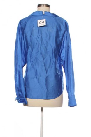 Дамска риза Mango, Размер L, Цвят Син, Цена 17,99 лв.