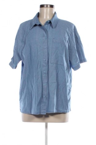 Дамска риза Pieces, Размер M, Цвят Син, Цена 20,14 лв.