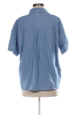 Дамска риза Pieces, Размер M, Цвят Син, Цена 20,14 лв.