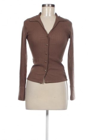 Дамска риза Pimkie, Размер XS, Цвят Кафяв, Цена 4,99 лв.