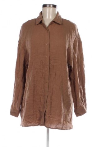 Дамска риза SHEIN, Размер S, Цвят Кафяв, Цена 9,99 лв.