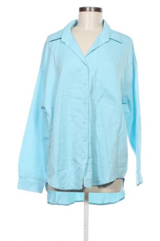 Дамска риза SHEIN, Размер M, Цвят Син, Цена 5,99 лв.