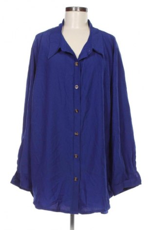 Cămașă de femei SHEIN, Mărime 4XL, Culoare Albastru, Preț 60,99 Lei
