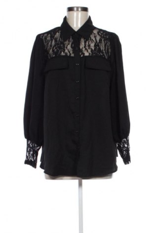 Γυναικείο πουκάμισο SHEIN, Μέγεθος XL, Χρώμα Μαύρο, Τιμή 9,99 €