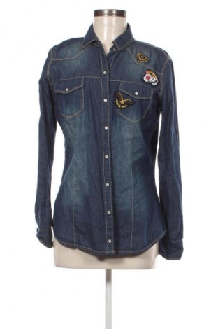 Cămașă de femei Stradivarius, Mărime L, Culoare Albastru, Preț 120,94 Lei