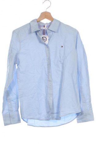 Damska koszula Tommy Hilfiger, Rozmiar XS, Kolor Niebieski, Cena 549,99 zł
