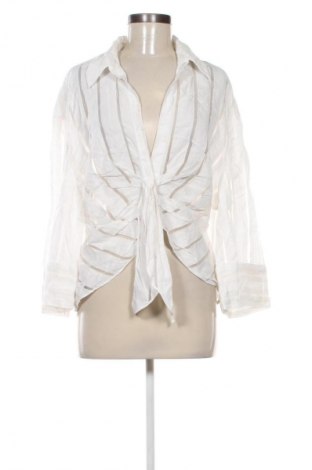 Γυναικείο πουκάμισο Unbranded, Μέγεθος L, Χρώμα Εκρού, Τιμή 13,00 €