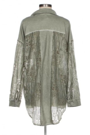 Γυναικείο πουκάμισο Unbranded, Μέγεθος 4XL, Χρώμα Πράσινο, Τιμή 15,99 €
