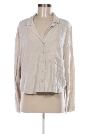 Cămașă de femei Weekday, Mărime L, Culoare Bej, Preț 84,21 Lei