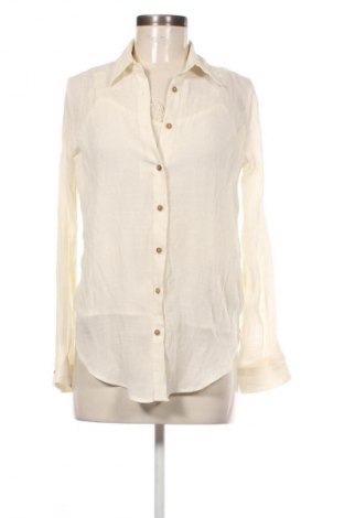 Cămașă de femei Zara, Mărime S, Culoare Ecru, Preț 71,05 Lei