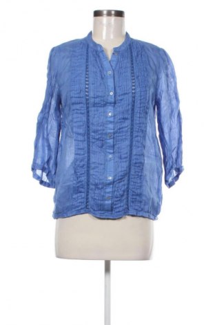 Γυναικείο πουκάμισο Zara, Μέγεθος M, Χρώμα Μπλέ, Τιμή 13,80 €