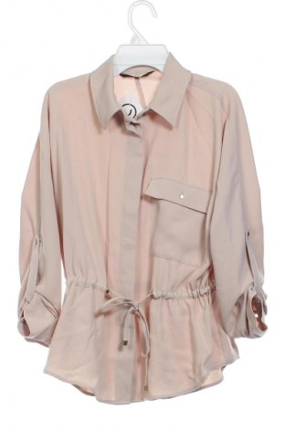 Γυναικείο πουκάμισο Zara, Μέγεθος XS, Χρώμα  Μπέζ, Τιμή 13,80 €